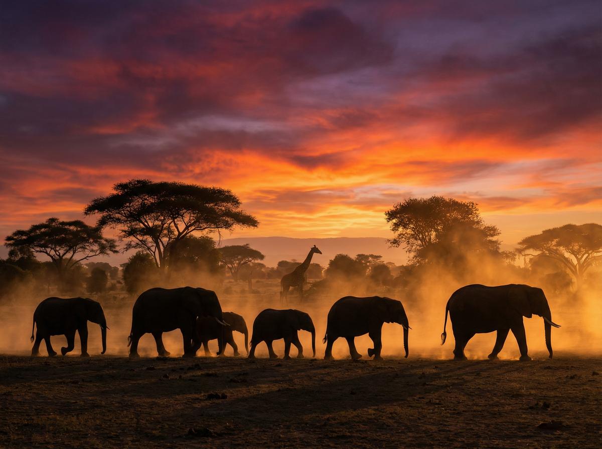 小马拉大车非洲动物视频